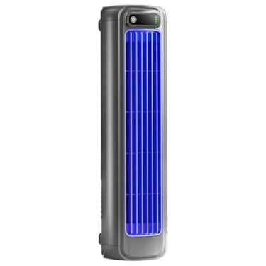 Imagem de SPXMQSS Ar condicionado móvel, ventilador de refrigeração portátil de ar condicionado, ventilador de refrigeração móvel com 3 velocidades para casa, quarto, viagem e escritório, azul