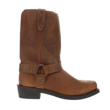 Imagem de Dingo Bota masculina Dean Harness casual de cano médio - preta, Gaúcho, 13