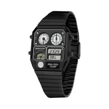 Imagem de Relógio Digital Masculino Multifuncional Com Termômetro E Cronômetro S
