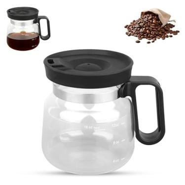 Imagem de 16oz Cafeteira, Inovador Mini Cafeteira com Tampa à Prova de Derramamento e Alça Chaleira para Bebidas Máquina de Lavar Louça para Uso Escritório Doméstico ou Beber Chá Leite Suco