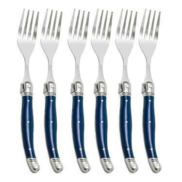 Imagem de Conjunto De 6 Garfos Laguiole Luxo (Azul)