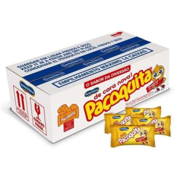 Imagem de Paçoca Paçoquita Rolha Redonda Caixa Com 100 Unidades Santa Helena