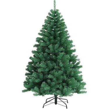 Imagem de Árvore de Natal Pinheiro Canadense Luxo, Verde Tradicional Imperial, 2,40m de Altura, 1400 Galhos, Decoração Natalina, Festas, Evento