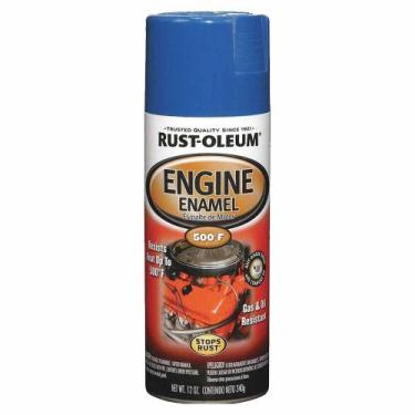 Imagem de Esmalte Spray Alta Temperatura Motor 260c Brilho Rust Oleum, Azul Ford