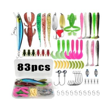 Imagem de Kit De Pesca Multi-Angel 83-409 Peças Para Truta, Lucioperca E Robalo,