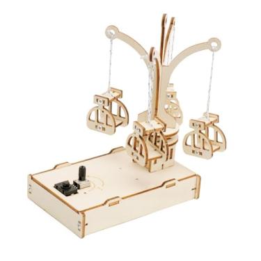 Imagem de oshhni Kits de Experimentos Científicos, Quebra-cabeças 3D, Cadeira Giratória de Madeira, Projetos, Presentes STEM