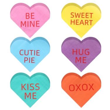 Imagem de Crtiin 180 peças guardanapos de papel em forma de coração para dia dos namorados guardanapos de coração descartáveis vermelho branco rosa convidado toalha de mão casamento casa talheres decoração para