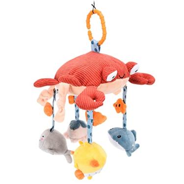 Imagem de aqxreight Berço de bebê Móvel Cama de bebê Chocalhos Pendurados Pelúcia Caranguejo Sino Brinquedos Pingente de Carrinho para Recém-nascido Conjunto de Caranguejo Recheado Tm257 Brinquedos Marinhos Tipos de Pode o a Existe No Sino 4 (Conjunto de caranguejo de pelúcia TM257)