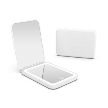 Imagem de Espelho de bolso Kintion 2025 recarregável de 3 cores LED 1X/3X