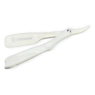Imagem de Navalhete De Pressão Ultraleve Bsbarber Precision Branco - BS Barber