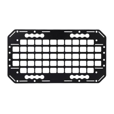 Imagem de Asixxsix Painel Molle para caçamba de caminhonete, organizador de carga em alumínio para trilho em L, para sedãs, SUVs, picapes, caminhões e veículos recreativos.