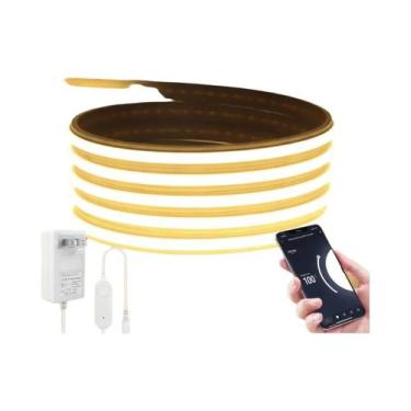 Imagem de Fita De LED Inteligente TUYA COB Neon De Alta Luminosidade Em Tubo De 