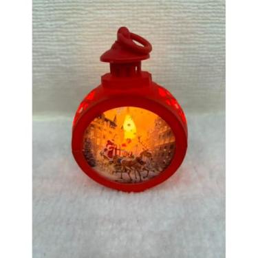 Imagem de DECORAÇÃO LUMINÁRIA ENFEITE NATALINO LAMPARINA DE NATAL LED (estilo 4 - C)