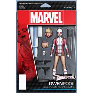 Imagem de Gwenpool #1 Comic Book Variant with Action Figure Art on Cover by John Tyler Christopher (Not an Actual Toy)