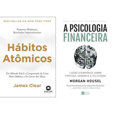 Imagem de Kit: Hábitos Atômicos + A Psicologia Financeira - Kit de Livros, 3