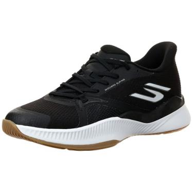 Imagem de Skechers Tênis masculino Hands Free Slip-ins State Champ, Preto/branco, 39