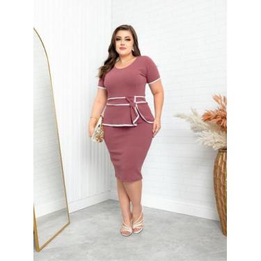 Imagem de Vestido Laço Midi Tubinho Social barato Atacado Oferta  - Moda Fashion