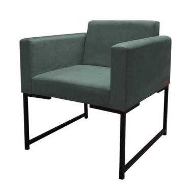 Imagem de Poltrona Decorativa Ferro Estilo Industrial Lazio - Gonçalves Decor, S