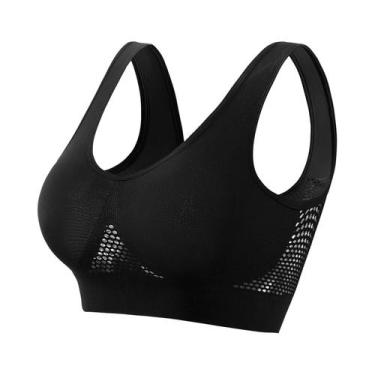 Imagem de Sutiã Esportivo Feminino De Alta Intensidade À Prova De Choque Anti-qu