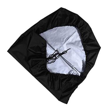 Imagem de Generic Capa de Teclado de Piano Elétrico de Poliéster Preto de 61 Teclas Com Cordão Encolhível para Proteção Eficaz contra Poeira, Adequada para a Maioria Dos Pianos de 61 Teclas.