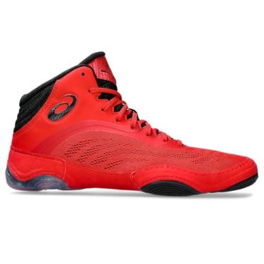 Imagem de ASICS Men's Split Elite Wrestling Shoes, 5, Classic RED/Black