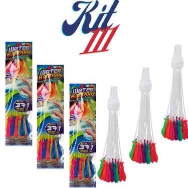 Imagem de Kit 111 Balões Brincadeira Biodegradável p/ Piscina e Jardim - Importa