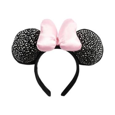 Imagem de Tiara De Orelhas Da Minnie Para Meninas, Tiara De Cosplay De Pelúcia C