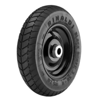 Imagem de Pneu Industrial Rinaldi 350-8 BS20 Reforçado Carrinho de Mão Carriola 