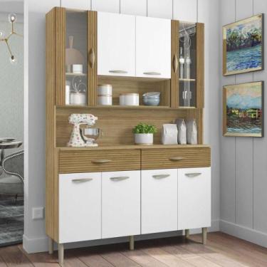 Imagem de Armário de Cozinha Compacta 8 Portas 2 Gavetas Paris - Kit's Paraná, F