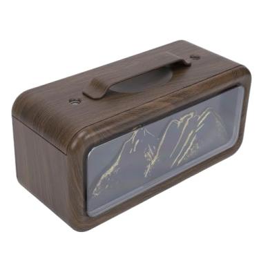 Imagem de TOPINCN Difusor de óleo Essencial, Umidificador de Ar de 600 Ml Difusor de Aromaterapia de Spray Duplo USB Com Luz LED para Quarto de Casa e Escritório, Umidificador de Névoa Fria (Grão de madeira