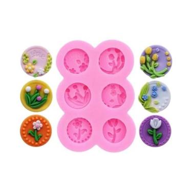 Imagem de Molde De Silicone Flor De Pessegueiro Para Resina DIY, Capa De Celular