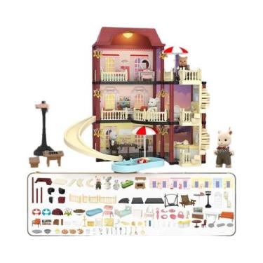 Imagem de Casinhas De Bonecas Em Miniatura Para Crianças, Castelos De Princesa, 