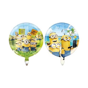 Imagem de Balões De Folha Amarelos Dos Minions Para Festa De Aniversário Infanti