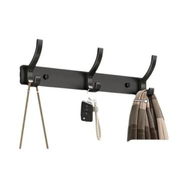 Imagem de Suporte De Toalhas De Alumínio Montado Na Parede, Cabideiro Para Porta