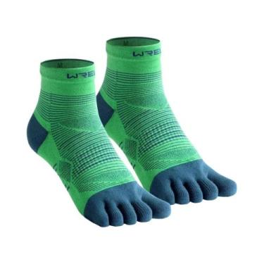 Imagem de Meias Masculinas De Cinco Dedos Coolmax De Secagem Rápida, Finas E Ant