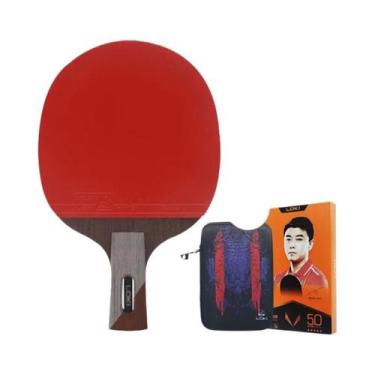 Imagem de Raquete De Tênis De Mesa Ofensiva De Carbono 5/6/7 Estrelas Loki RXTON