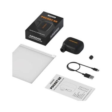 Imagem de Mini Bomba De Ar Elétrica Portátil Sem Fio AIRBANK Pocket SE Com Carre