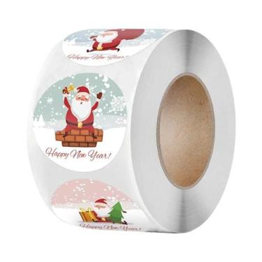 Imagem de Adesivos Autoadesivos De Natal Com Tema De Papai Noel, Etiquetas De Se