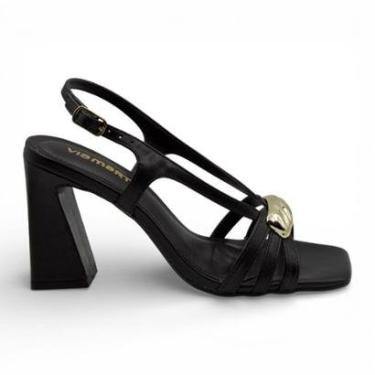 Imagem de Sandália Feminina Salto Alto Via Marte 150-017-Feminino