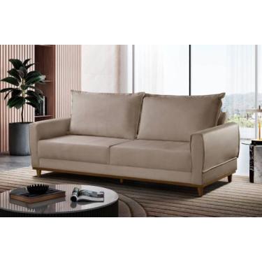 Imagem de Sofá Lisboa Caixa Zero 220m Movenzo Estofados, Bege