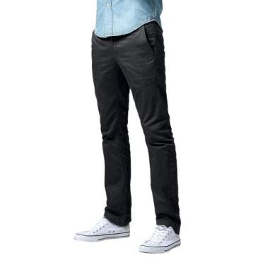 Imagem de Calça Match 8113 Cinza Carvão Masculina Reta 42