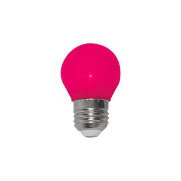 Imagem de Lâmpada Bolinha Bulbo G45 Led Colorida 6w Bivolt Abajur Festa - Lumina