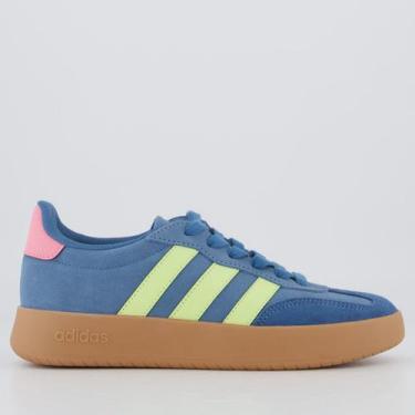 Imagem de Tênis Adidas Barreda Feminino Azul e Rosa, 38