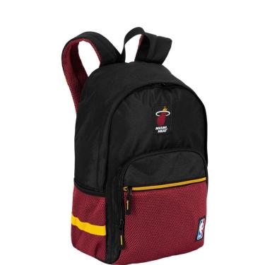 Imagem de Mochila Masculina NBA Miami Heat Casual Escolar Resistente-Masculino