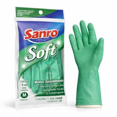 Imagem de Luva de proteção sanro soft media verde ca 5129