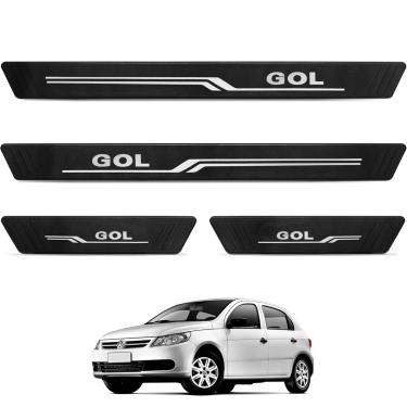 Imagem de Jogo de Soleira Gol 2008 a 2023 Texturizado 4 Peças Preto