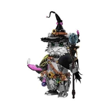 Imagem de Conjunto De Blocos De Montar De Animais Mágicos Wizard Cat Com Mais De