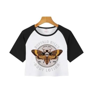 Imagem de Camiseta Casual Feminina Estilo Coreano Y2K, T-shirt Com Estampa GOTH 