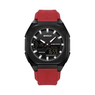 Imagem de Relógio Esportivo Digital Luminoso À Prova d'Água Para Homens, Multifu