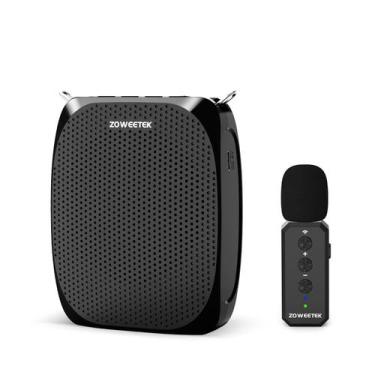 Imagem de Amplificador de Voz ZOWEETEK com Microfone Lapela Sem Fio para Profess